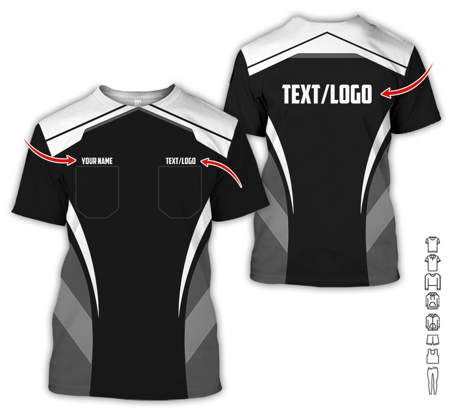 Custom Mechanic Shirt for Men, Printed Pocket Shirt, White Mechanic T-Shirt, Unisex Fit for Men and Women, Gift Idea for Car Lovers & Technicians