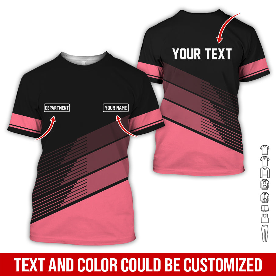 Custom Mechanic Shirt with Name, Unique Custom Shirt for Mechanics, Gift for Men Who Fix Everything, Available in Neon Pink Size S to 5XL