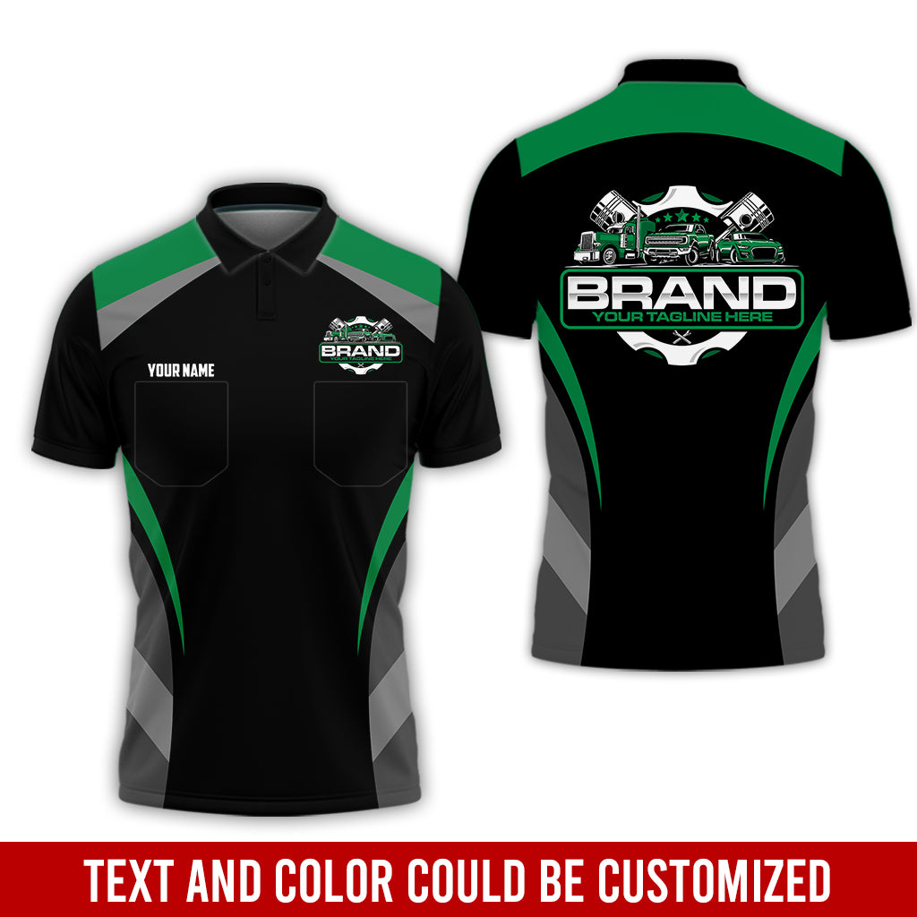 Best Custom Mechanic Shirt for Men, Perfect Gift for Car Guys, Diesel Techs, and Shop Crews, Unisex Green Mechanic Shirt