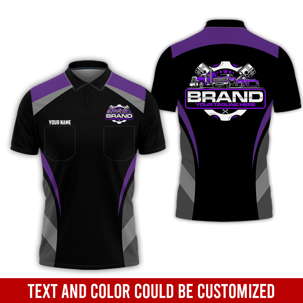 Best Custom Mechanic Shirt for Men, Perfect Gift for Car Guys, Diesel Techs, and Shop Crews, Unisex Purple Mechanic Shirt