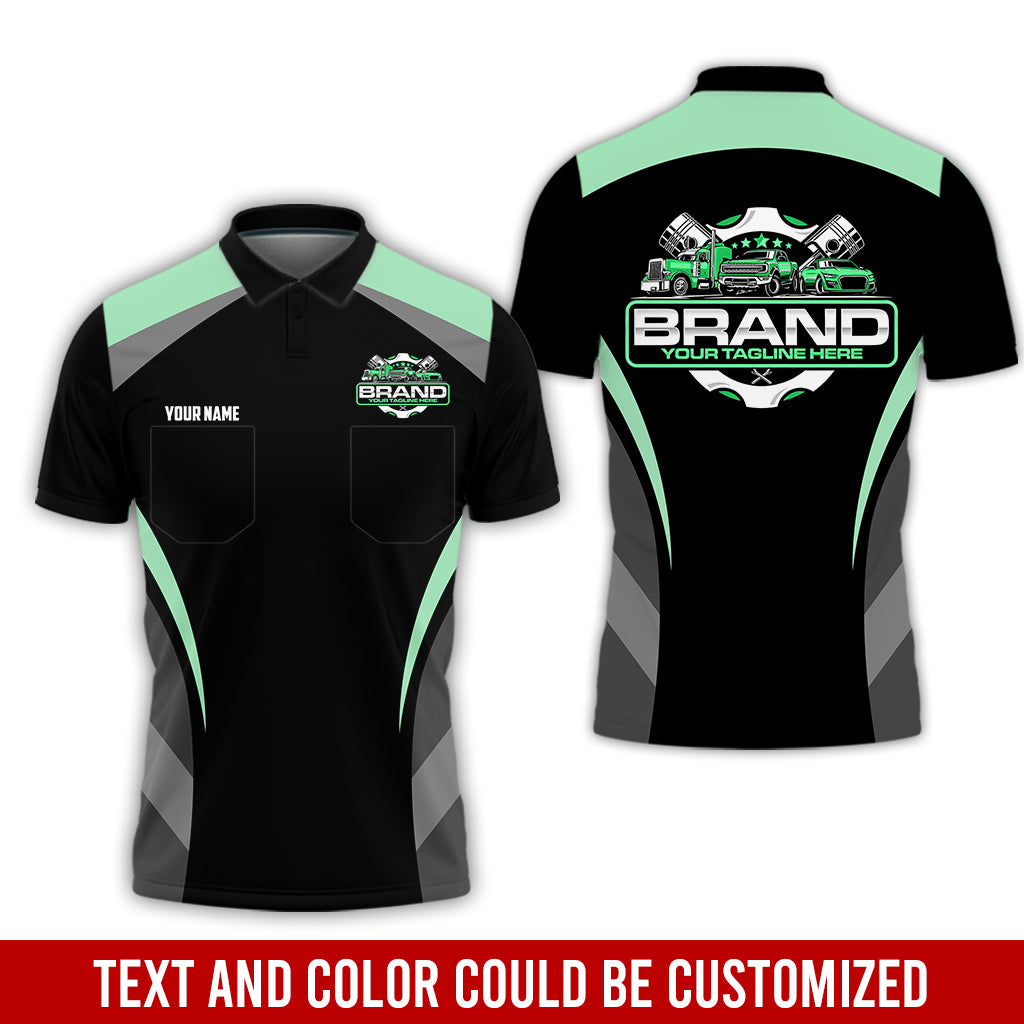 Best Custom Mechanic Shirt for Men, Perfect Gift for Car Guys, Diesel Techs, and Shop Crews, Unisex Seafoam Mechanic Shirt