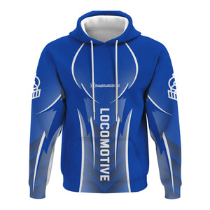 Railspirit Personalized Long Island Railroad Hoodie Striking Line Style Train Zip Up Hoodie For Locomotive Lovers