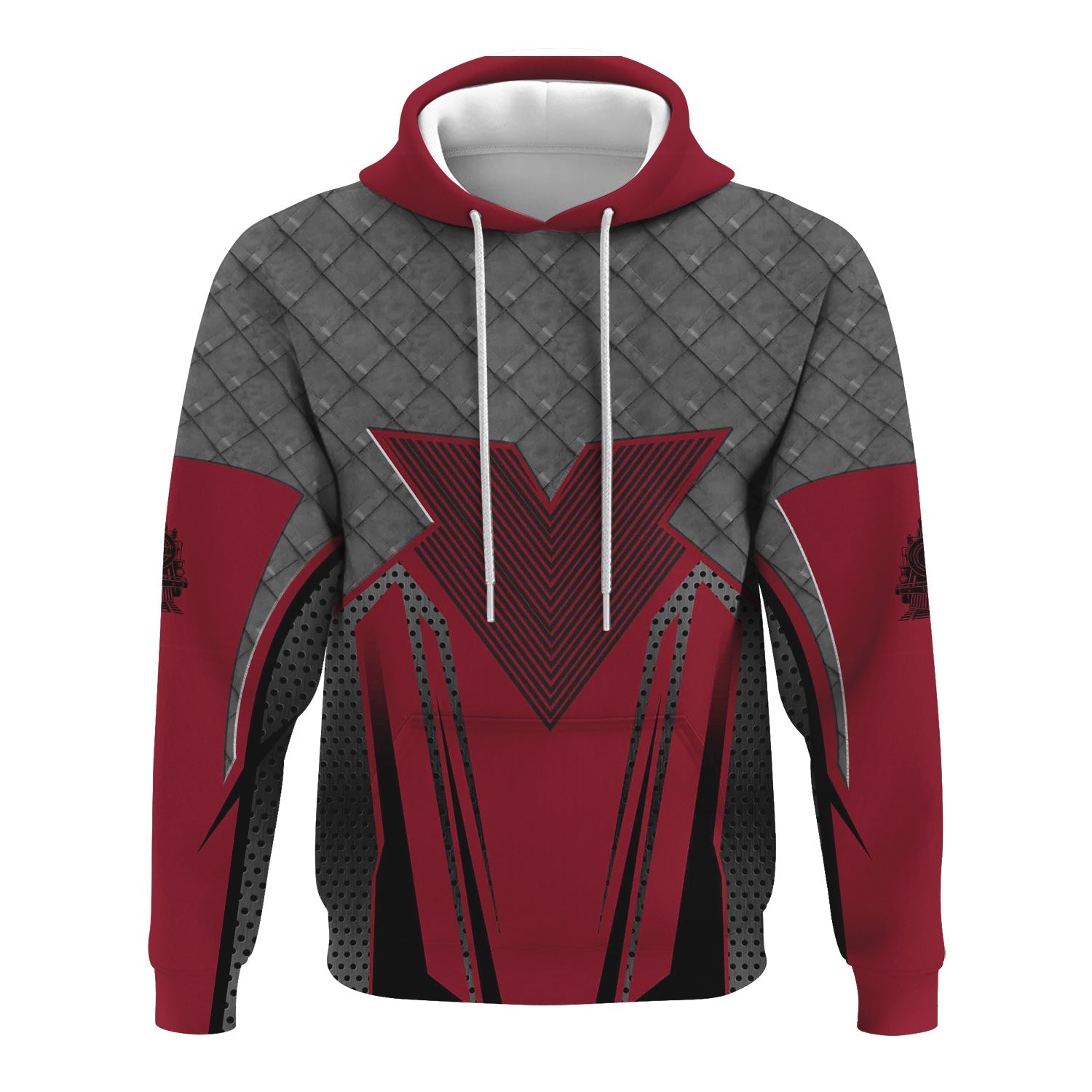 Railspirit Personalized Chicago Great Western Railroad Hoodie Rugged Steel Vibes Train Zip Up Hoodie All Over Print