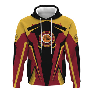 Railspirit Personalized Chicago Great Western Railroad Hoodie Strong Line Style Train Hoodie Gift Idea For Train Lover