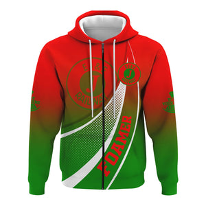 Railspirit Personalized Elgin Joliet And Eastern Railroad Hoodie Railway-Themed Style Zip Up Hoodie Gift Idea For Trainspotter