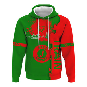 Railspirit Personalized Elgin Joliet And Eastern Railroad Hoodie Engine Heartbeat and Track Love Style Zip Up Hoodie Gift Idea For Train Lovers