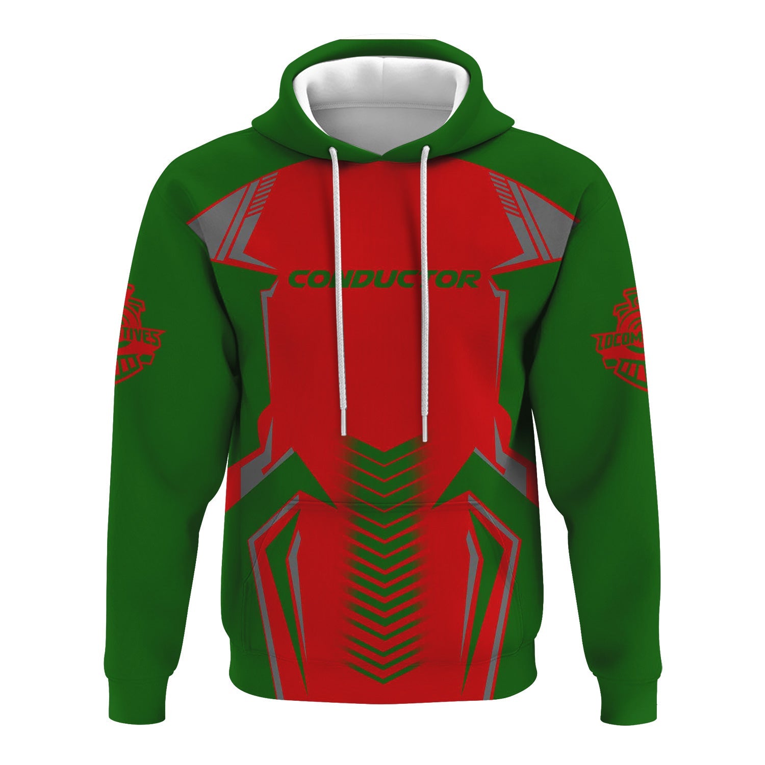 Railspirit Personalized Elgin Joliet And Eastern Railroad Hoodie Standout Style with Custom Position Train Zip Up Hoodie