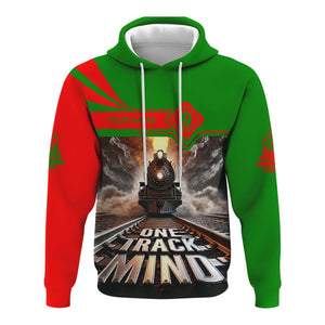 Railspirit Personalized Elgin Joliet And Eastern Railroad Hoodie One Track Mind Train Printed ZIp Up Hoodie