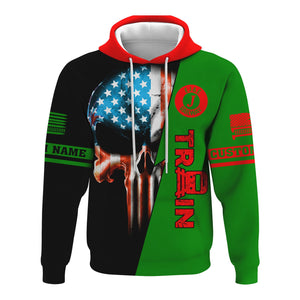 Railspirit Personalized Elgin Joliet And Eastern Railroad Hoodie Train Skull American Flag Zip Up Hoodie All Over Print