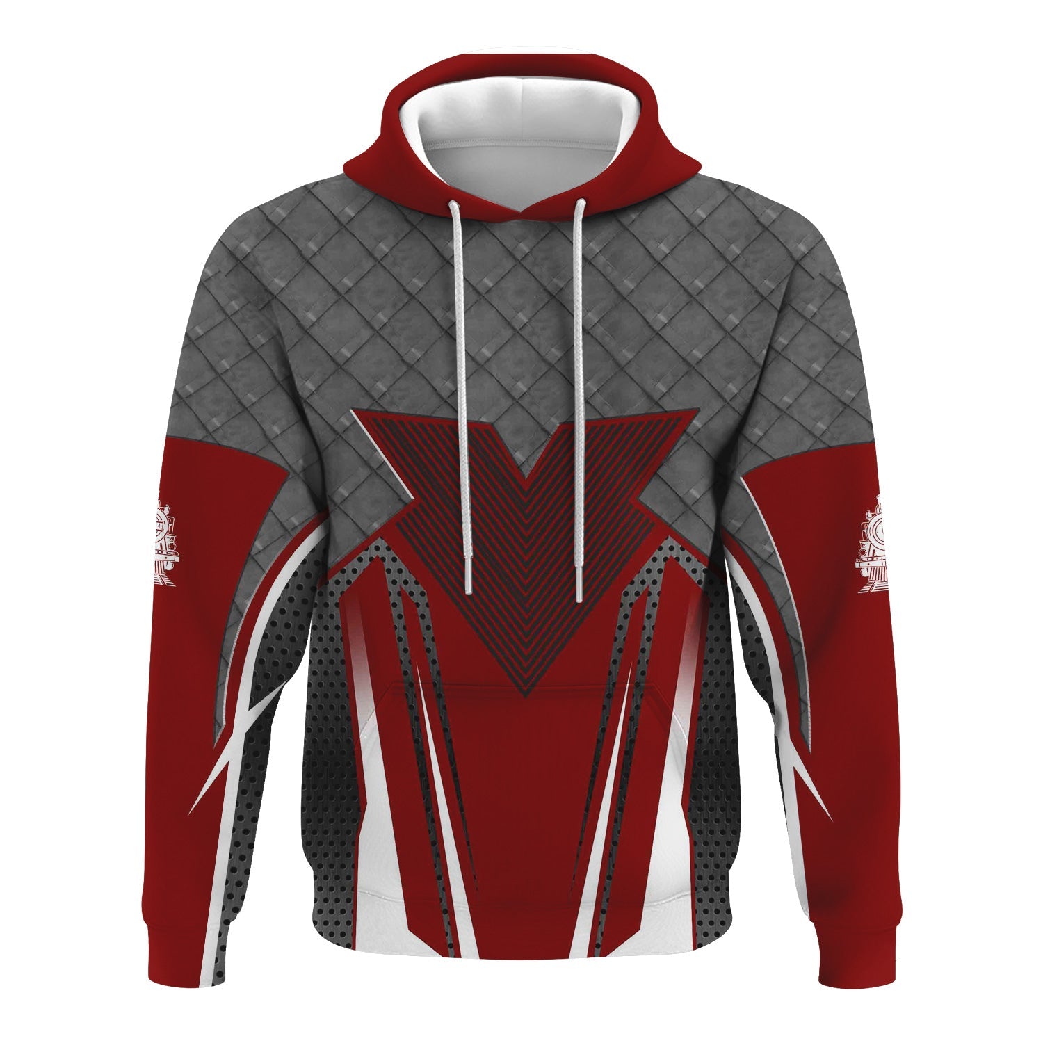 Railspirit Personalized Detroit & Mackinac Railroad Hoodie Rugged Steel Vibes Train Zip Up Hoodie All Over Print