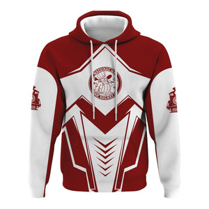 Railspirit Personalized Detroit & Mackinac Railroad Hoodie Railway Trainspotter Style Zip Up Hoodie Gift Idea For Foamers