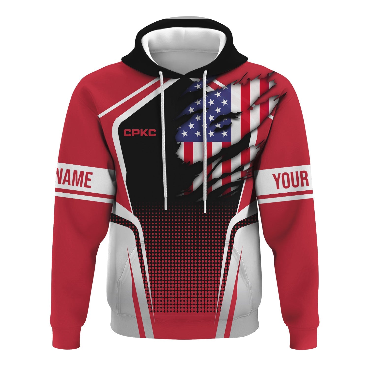 Railspirit Personalized Canadian Pacific Kansas City Hoodie American Eagle Vintage Train CPKC Zip Up Hoodie