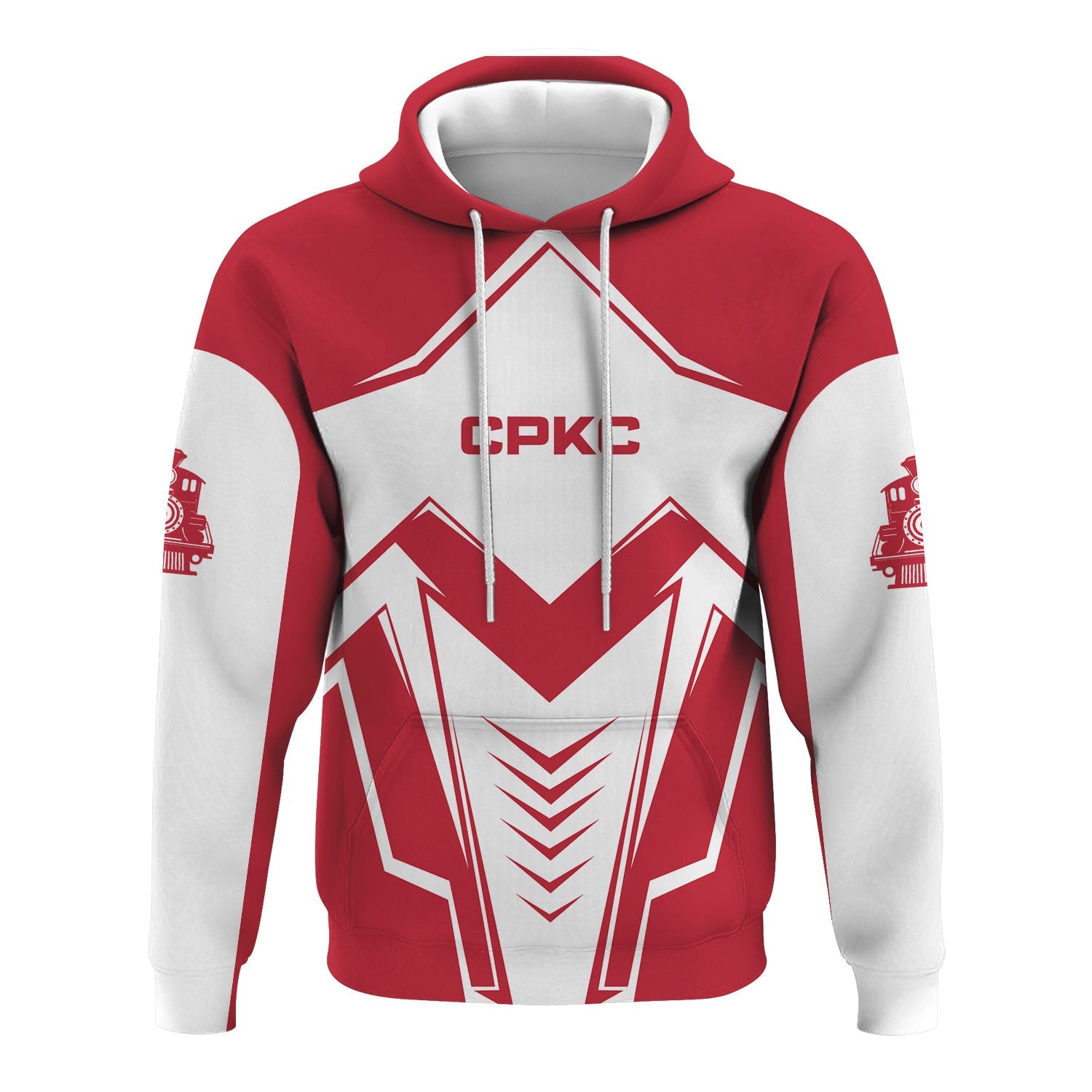 Railspirit Personalized Canadian Pacific Kansas City Hoodie Railway Trainspotter Style CPKC Zip Up Hoodie Gift Idea For Foamers