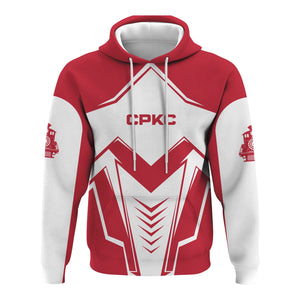 Railspirit Personalized Canadian Pacific Kansas City Hoodie Railway Trainspotter Style CPKC Zip Up Hoodie Gift Idea For Foamers