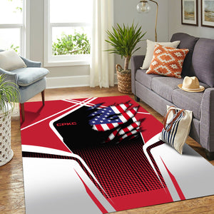 Railspirit Personalized Canadian Pacific Kansas City Area Rug American Eagle Vintage Train CPKC Rug
