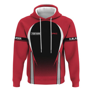 Railspirit Personalized Canadian Pacific Kansas City Hoodie Stress Is Caused By Not Having Enough Trains CPKC  Zip Up Hoodie