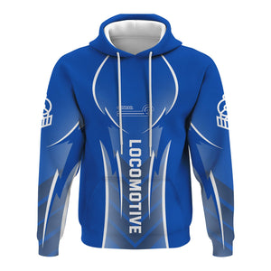 Railspirit Personalized Conrail Railroad Hoodie Striking Line Style Train Zip Up Hoodie For Locomotive Lovers