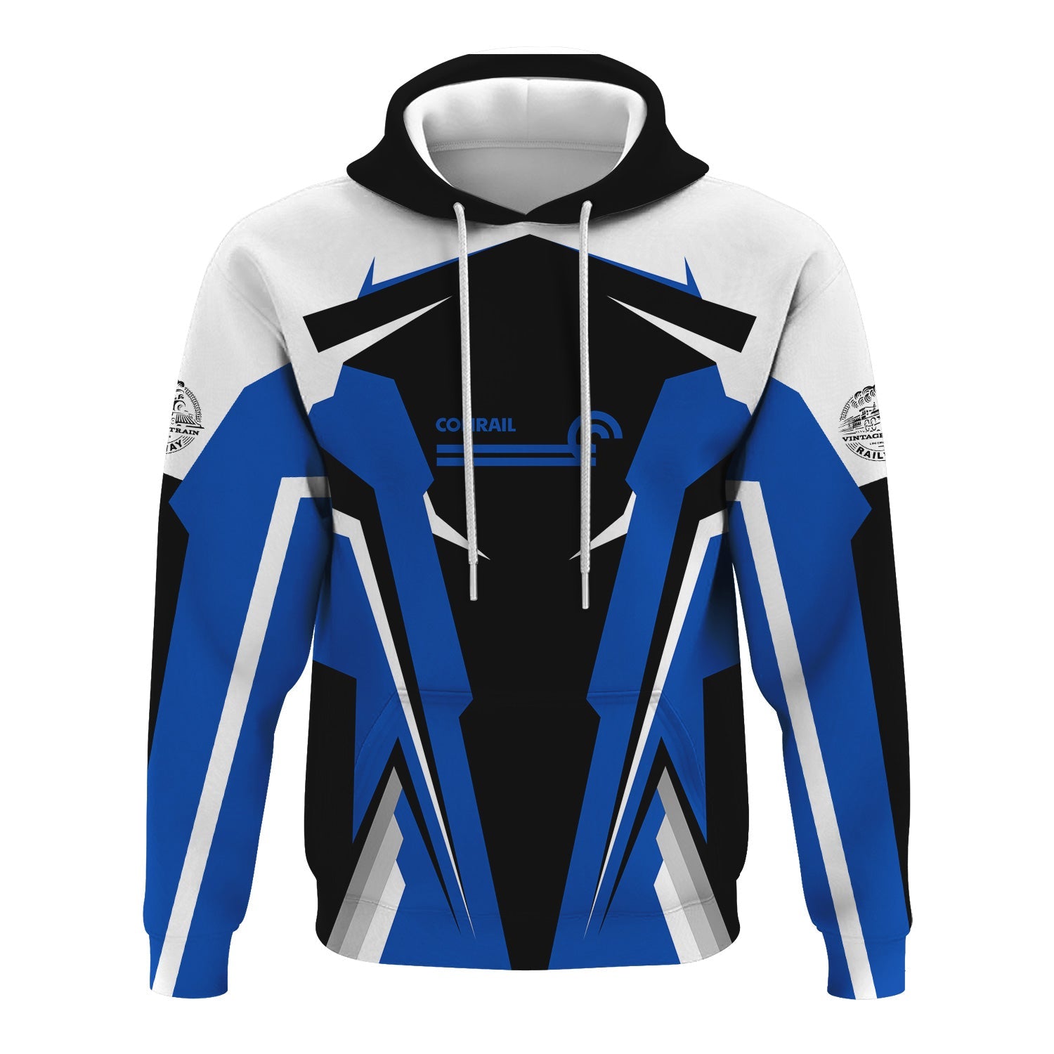 Railspirit Personalized Conrail Railroad Hoodie Strong Line Style Train Hoodie Gift Idea For Train Lover