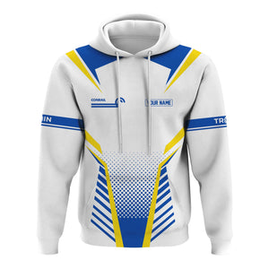 Railspirit Personalized Conrail Railroad Hoodie Unisex Train Zip Hoodie All Over Print