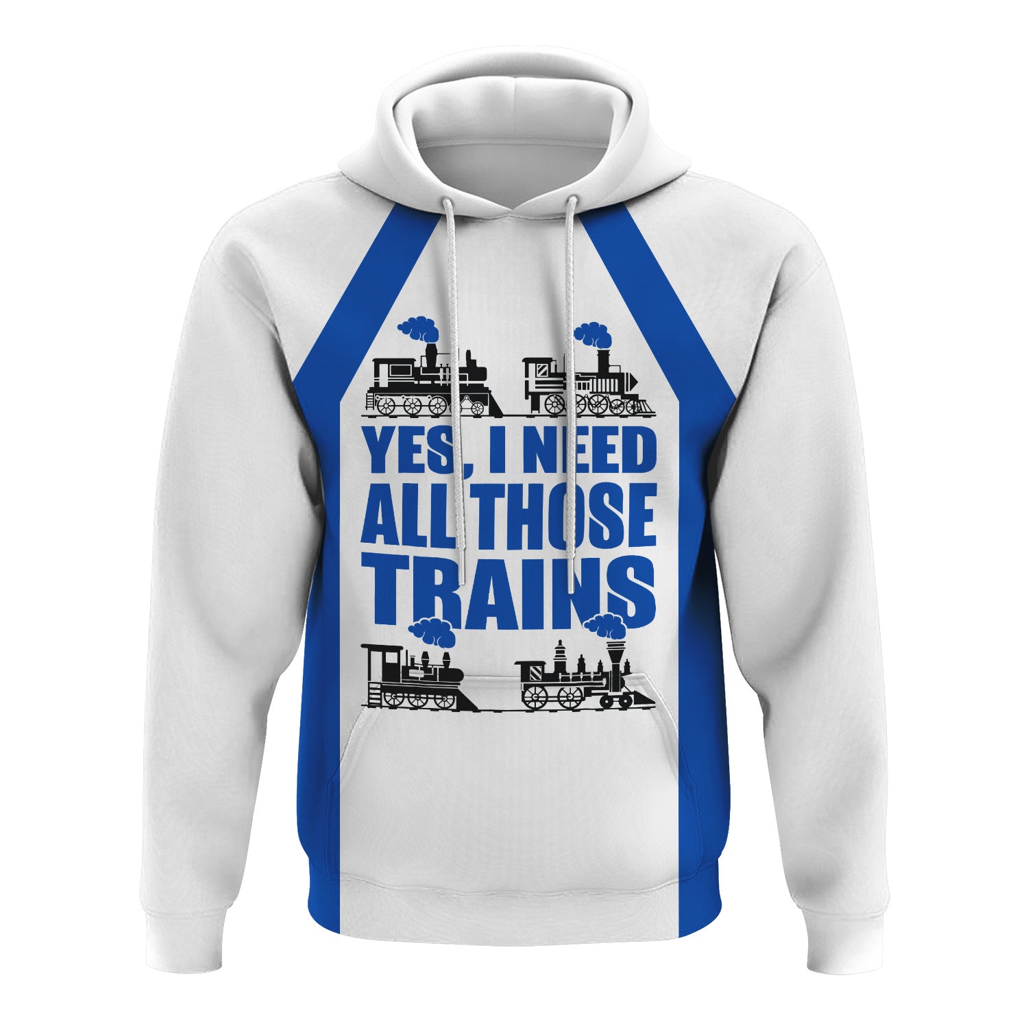 Railspirit Custom Name Conrail Railroad Hoodie Yes I Need All Those Train Printed Zip Hoodie