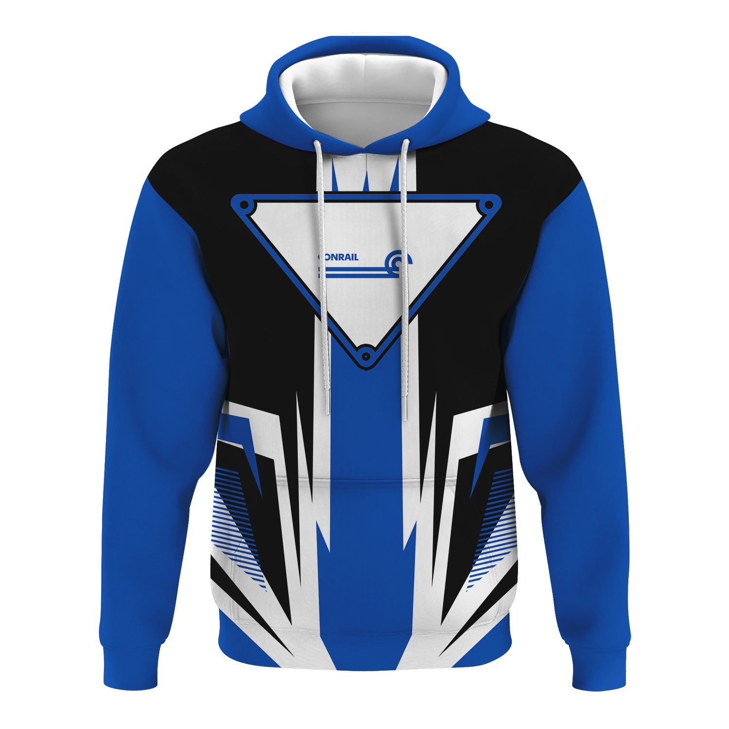 Railspirit Conrail Railroad Hoodie Bold Graphic Style All Over Printed Zip Up Hoodie