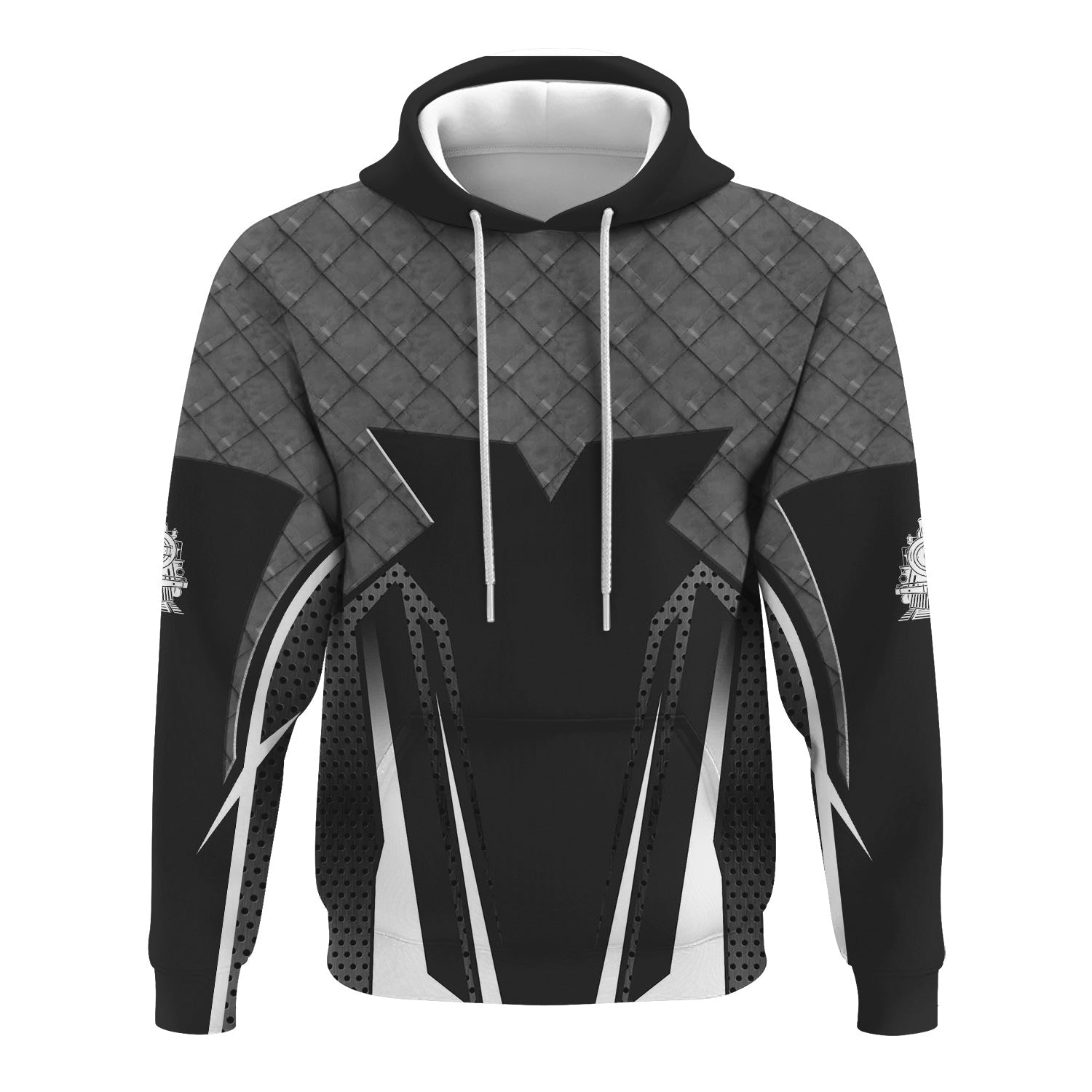 Railspirit Personalized New York Central Railroad Hoodie Rugged Steel Vibes Train Zip Up Hoodie All Over Print