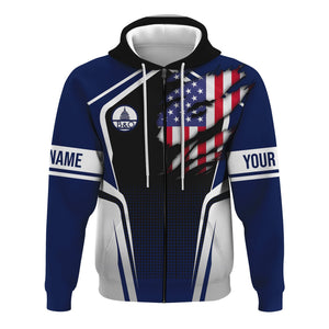 Railspirit Personalized Baltimore and Ohio Railroad Hoodie American Eagle Vintage Train B&O Zip Up Hoodie