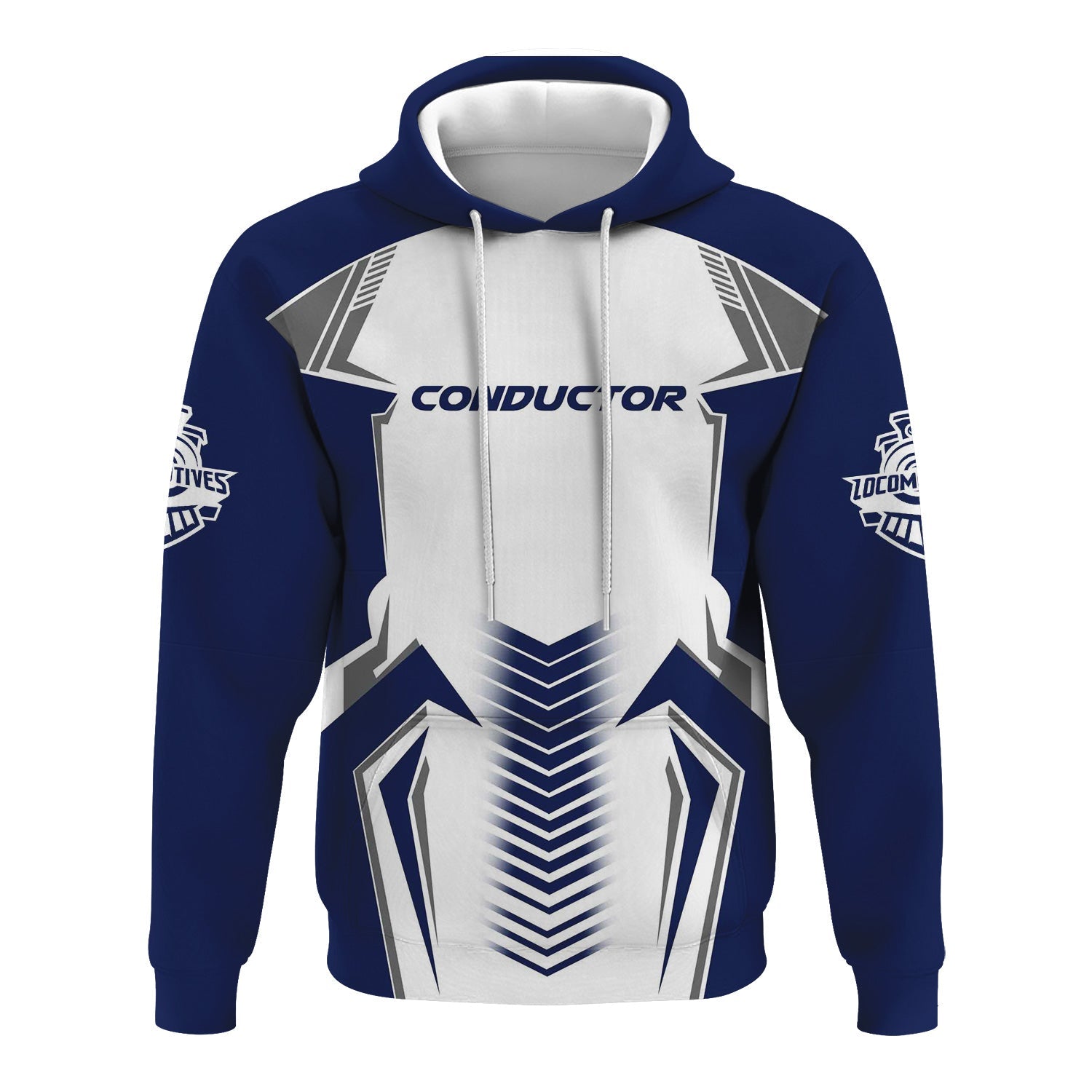 Railspirit Personalized Baltimore and Ohio Railroad Hoodie Standout Style with Custom Position B&O Train Zip Up Hoodie