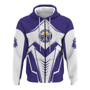 Railspirit Personalized Southern Pacific Railroad Hoodie Railway Trainspotter Style Zip Up Hoodie Gift Idea For Foamers