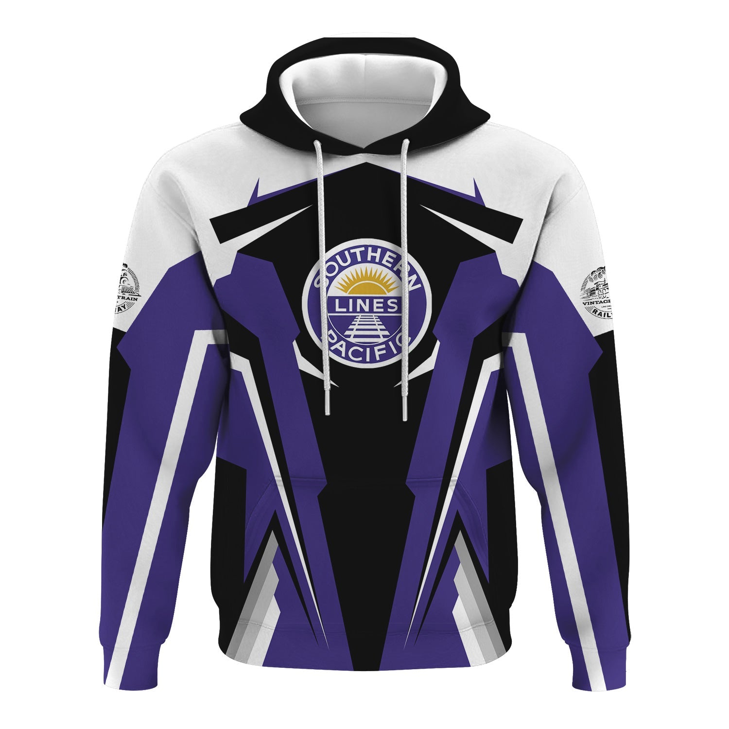 Railspirit Personalized Southern Pacific Railroad Hoodie Strong Line Style Train Hoodie Gift Idea For Train Lover