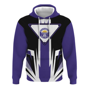 Railspirit Southern Pacific Railroad Hoodie Bold Graphic Style All Over Printed Zip Up Hoodie