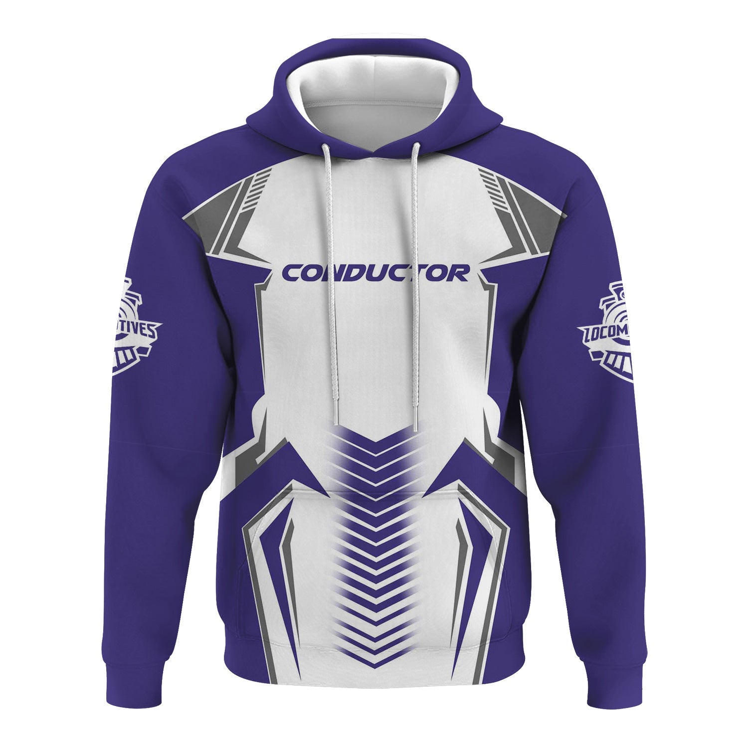 Railspirit Personalized Southern Pacific Railroad Hoodie Standout Style with Custom Position Train Zip Up Hoodie