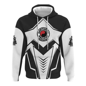 Railspirit Personalized Northern Pacific Railway Hoodie Railway Trainspotter Style Zip Up Hoodie Gift Idea For Foamers