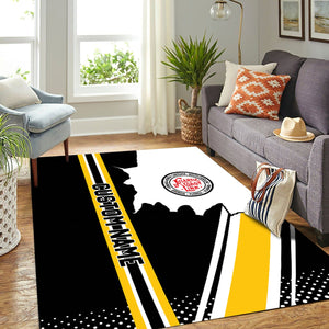 Railspirit Personalized Atlantic Coast Line Railroad Area Rug Vintage All Over Printed Rug