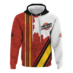Railspirit Personalized Chicago and North Western Railway Hoodie All Over Printed Unisex Zip Up Hoodie