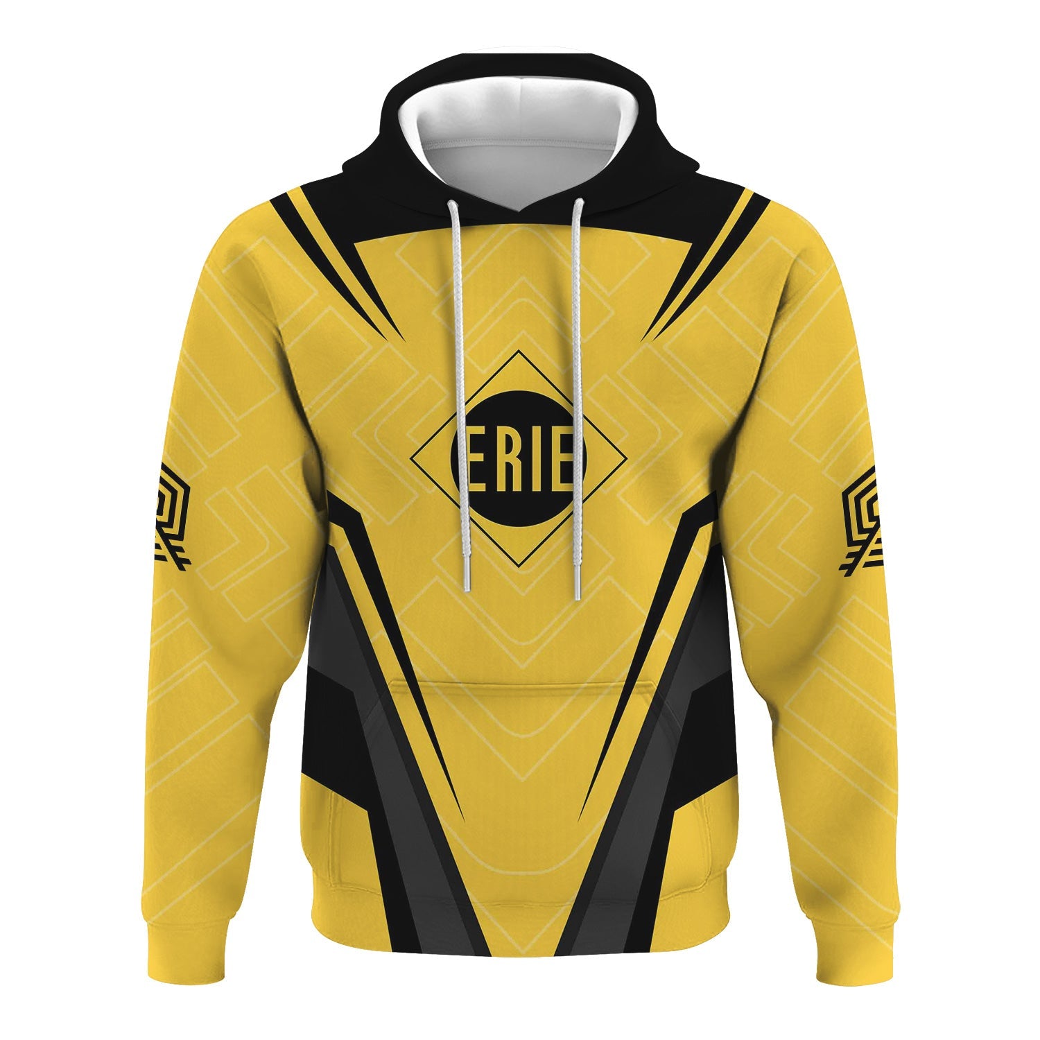 Railspirit Personalized Erie Railroad Hoodie Railway Inspired Apparel Train Zip Up Hoodie For Train Lovers