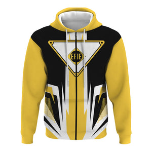 Railspirit Erie Railroad Hoodie Bold Graphic Style All Over Printed Zip Up Hoodie