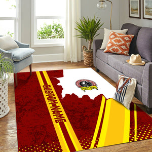 Railspirit Personalized Denver and Rio Grande Western Railroad Area Rug Vintage All Over Printed Rug