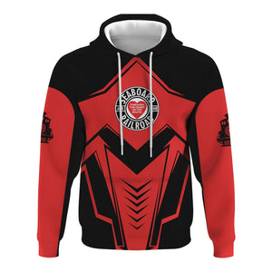 Railspirit Personalized Seaboard Air Line Railroad Hoodie Railway Trainspotter Style Zip Up Hoodie Gift Idea For Foamers