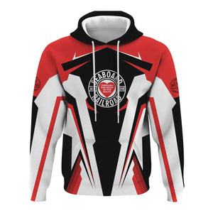 Railspirit Personalized Seaboard Air Line Railroad Hoodie Strong Line Style Train Hoodie Gift Idea For Train Lover