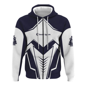 Railspirit Personalized Chessie System Railroad Hoodie Railway Trainspotter Style Zip Up Hoodie Gift Idea For Foamers