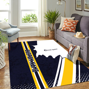 Railspirit Personalized Chessie System Railroad Area Rug Vintage All Over Printed Rug