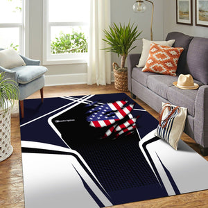 Railspirit Personalized Chessie System Railroad Area Rug American Eagle Vintage Train Rug