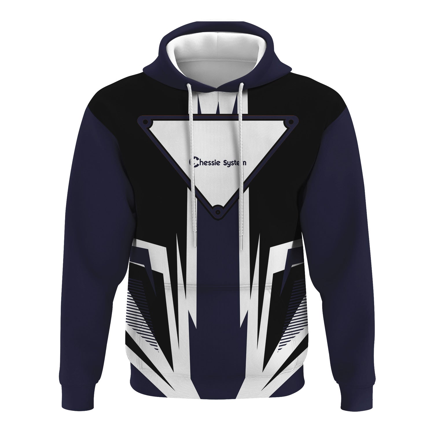Railspirit Chessie System Railroad Hoodie Bold Graphic Style All Over Printed Zip Up Hoodie