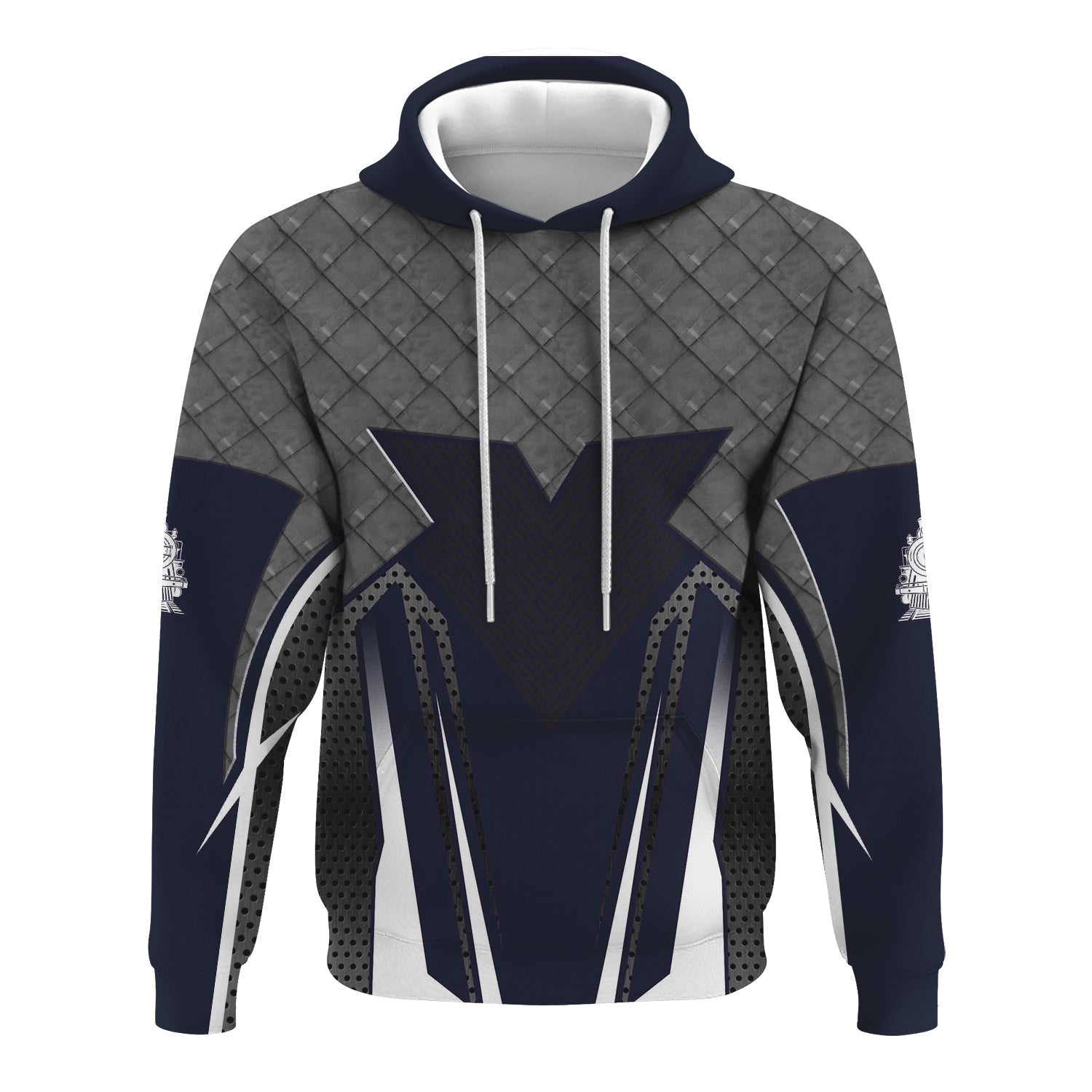 Railspirit Personalized Chessie System Railroad Hoodie Rugged Steel Vibes Train Zip Up Hoodie All Over Print