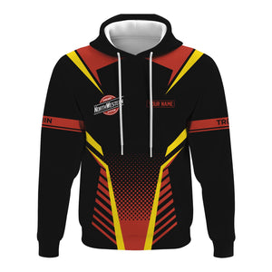 Railspirit Personalized Chicago and North Western Railway Hoodie Unisex Train Zip Hoodie All Over Print