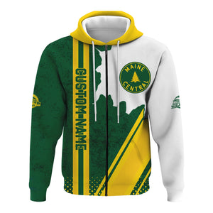 Railspirit Personalized Maine Central Railroad Hoodie All Over Printed Unisex Zip Up Hoodie