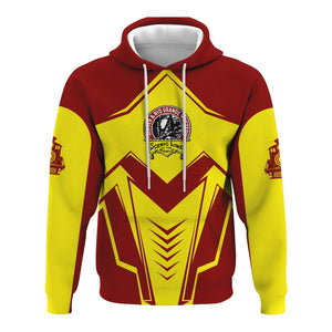 Railspirit Personalized Denver and Rio Grande Western Railroad Hoodie Railway Trainspotter Style Zip Up Hoodie Gift Idea For Foamers