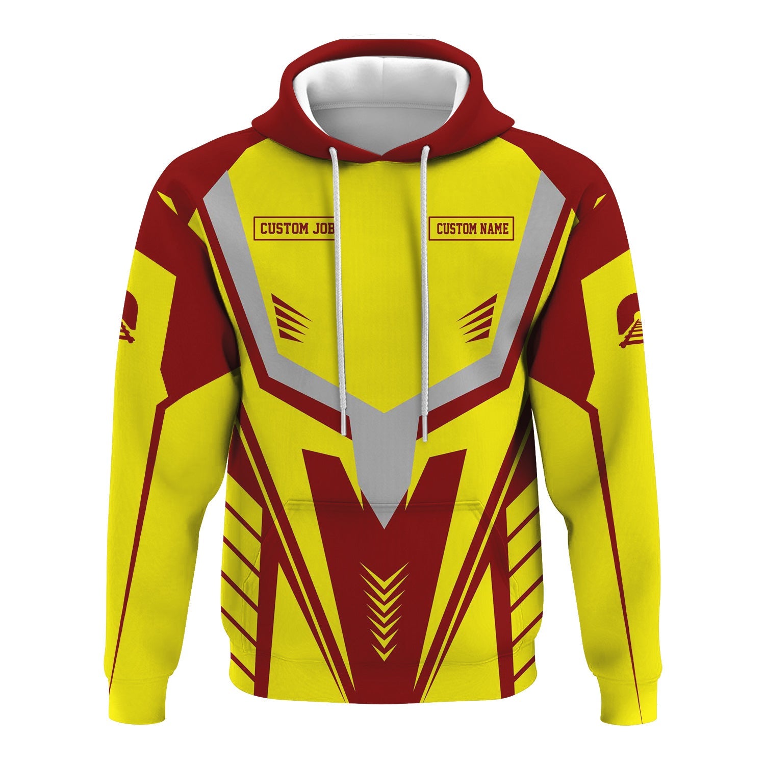 Railspirit Personalized Denver and Rio Grande Western Railroad Hoodie Workwear-Inspired with Custom Position Train Zip Up Hoodie