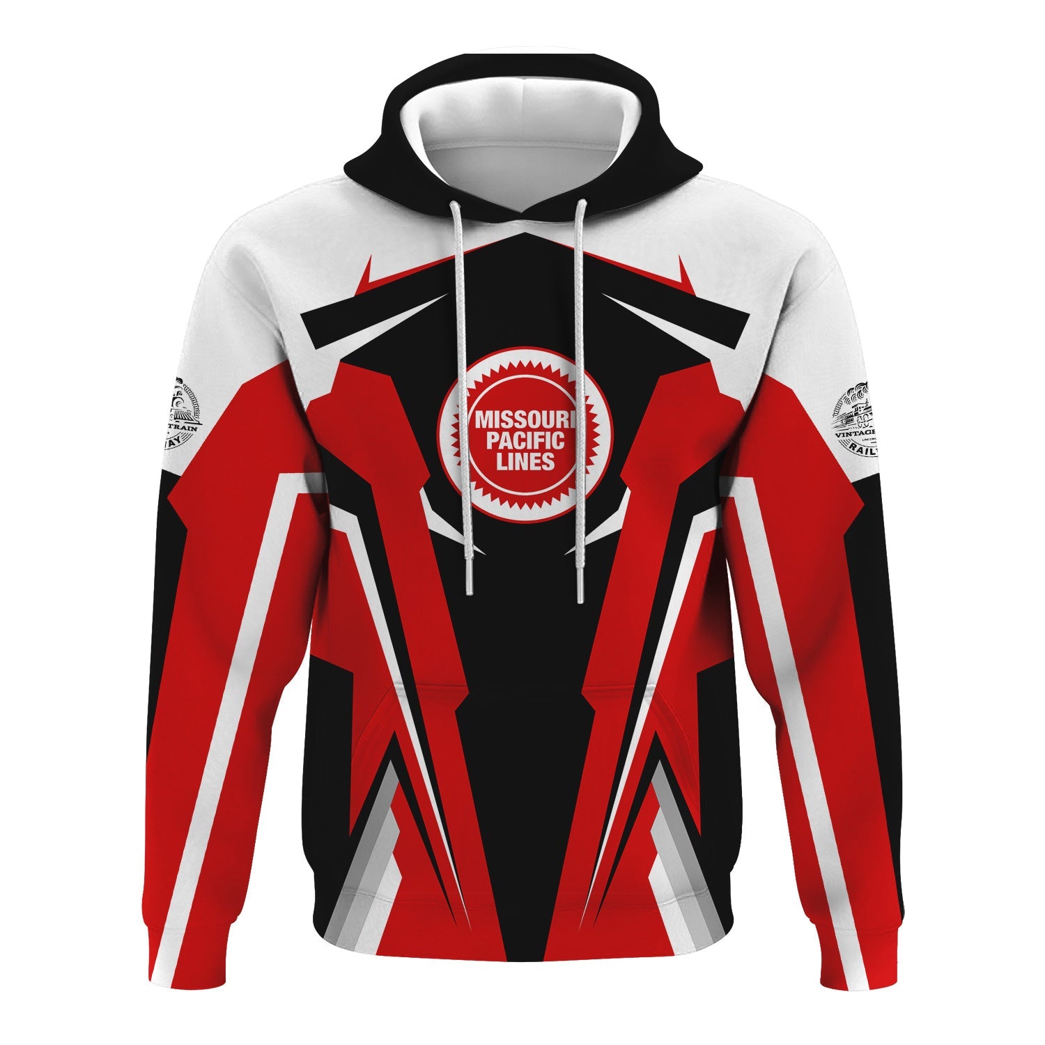 Railspirit Personalized Missouri Pacific Railroad Hoodie Strong Line Style Train Hoodie Gift Idea For Train Lover